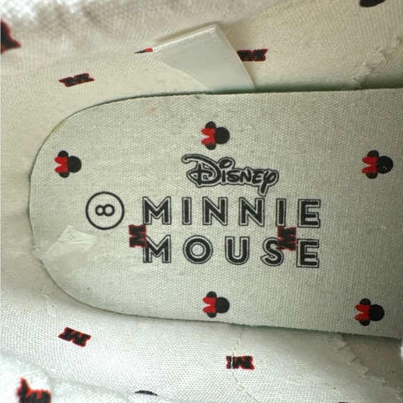 Disney White and Black Sneakers with Playful Minnie Mouse Accent - Picture 7 of 9